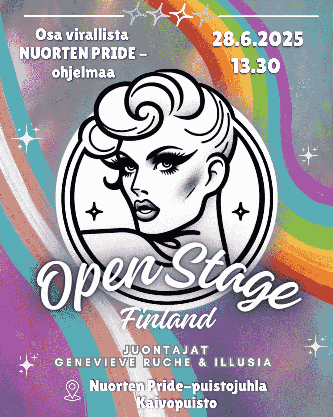 Open Stage - Nuorten Pride / Youth Pride- HELSINKI, 28.6.2025