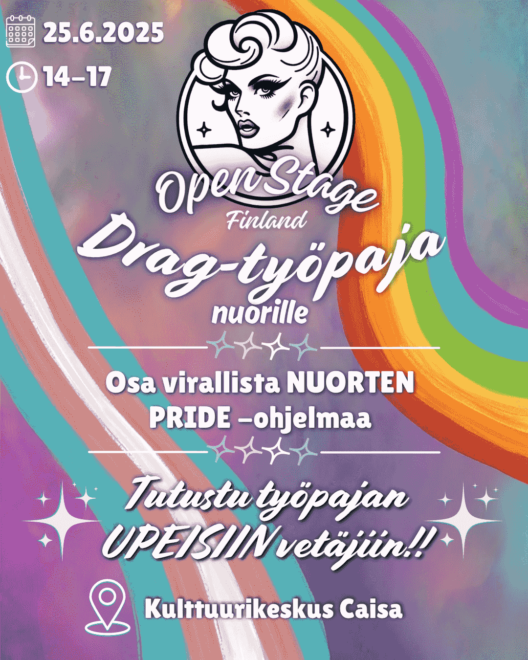 Drag työpaja / Drag workshop - HELSINKI, 25.6.2025