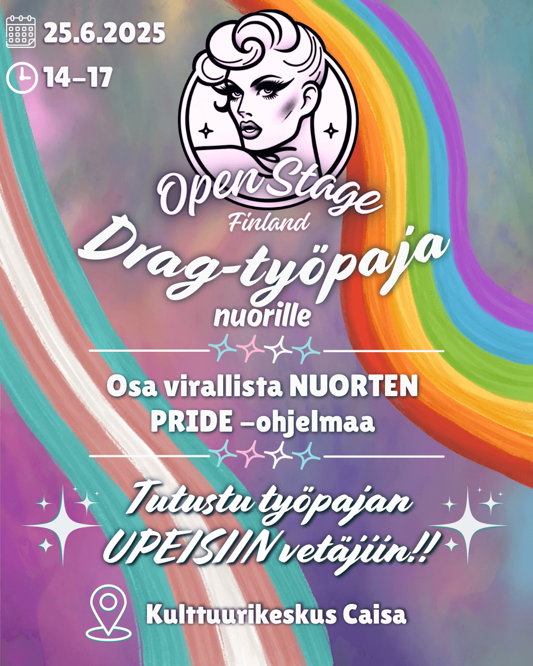 Drag työpaja / Drag workshop - HELSINKI, 25.6.2025
