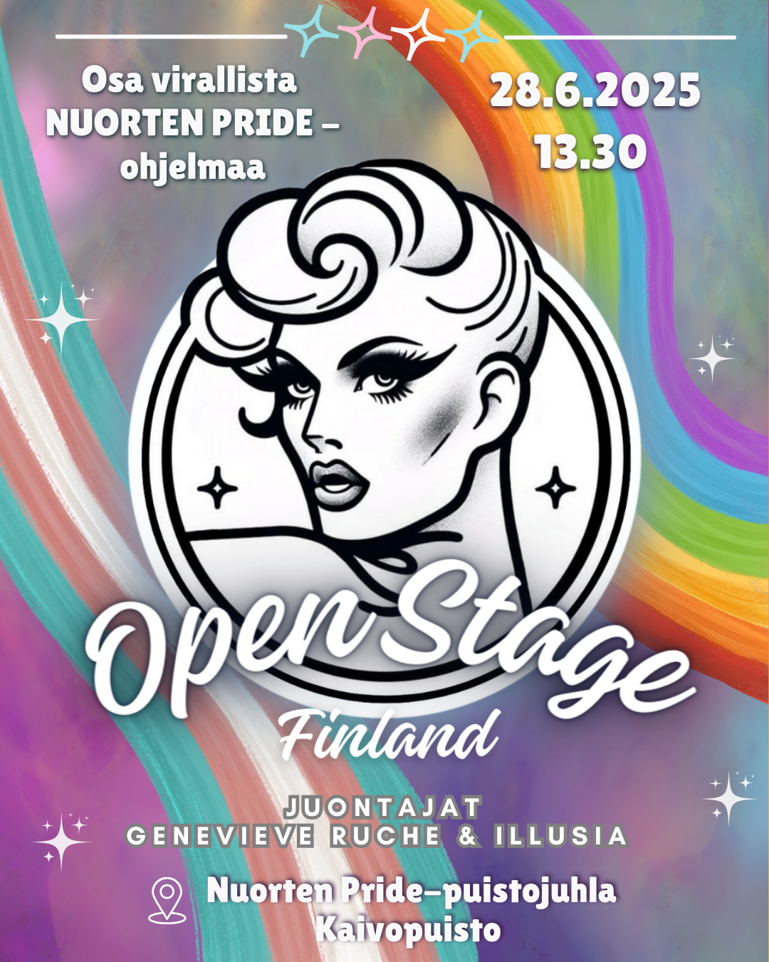 Open Stage - Nuorten Pride / Youth Pride- HELSINKI, 28.6.2025