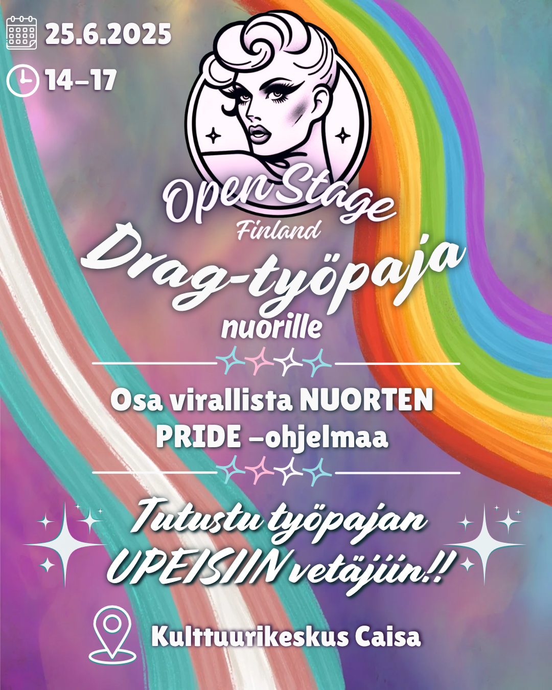 Drag työpaja / Drag workshop - HELSINKI, 25.6.2025